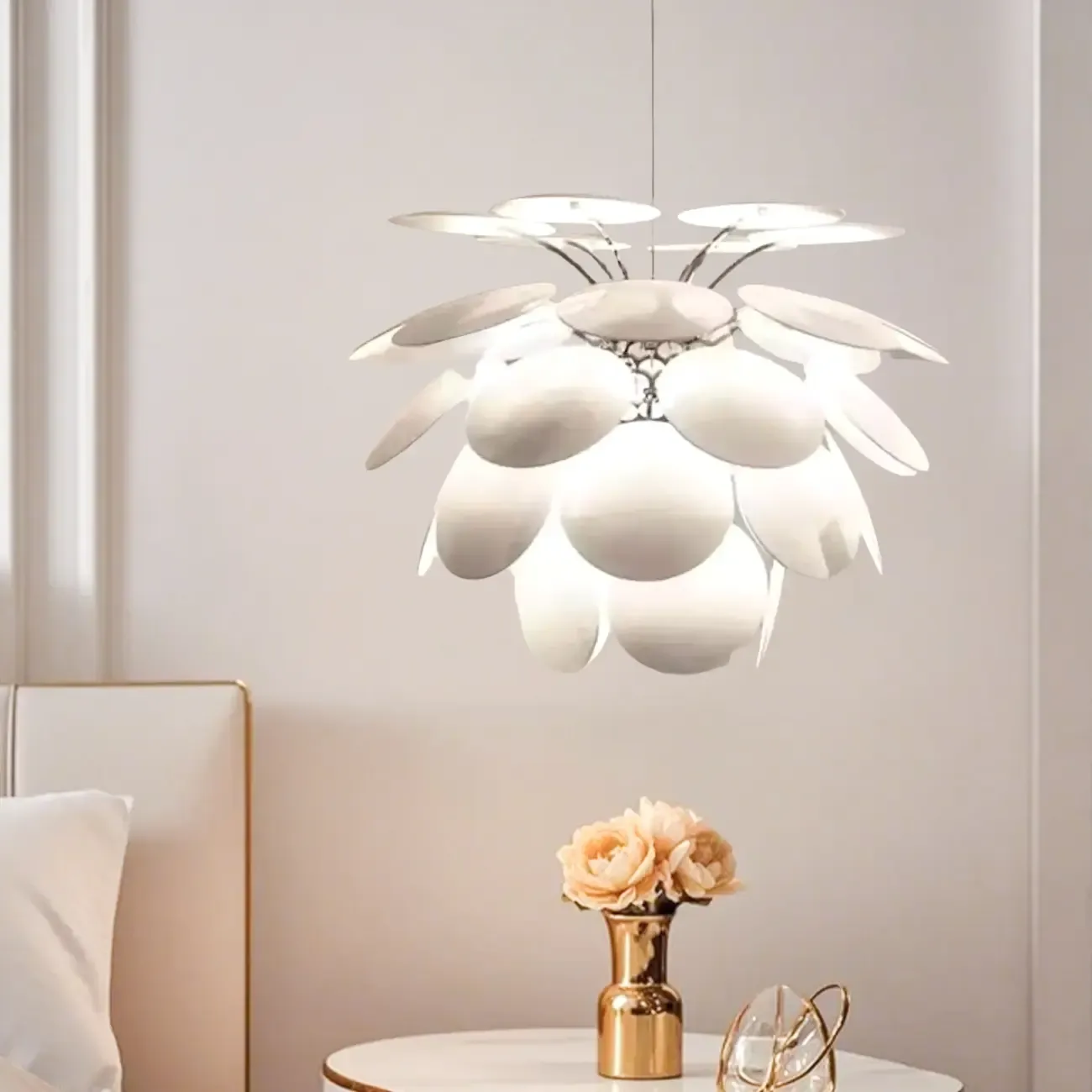 5 Tiers Modern Chandelier with Adjustable Metal Structure Image - 2