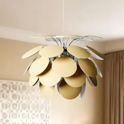 5 Tiers Modern Chandelier with Adjustable Metal Structure Image - 5