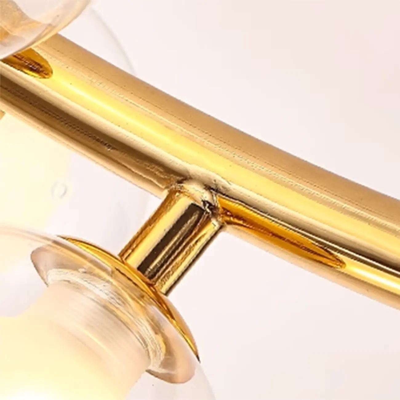 Modern Globe Gold Island Chandelier for Dining Area Image - 13 | homeyfad