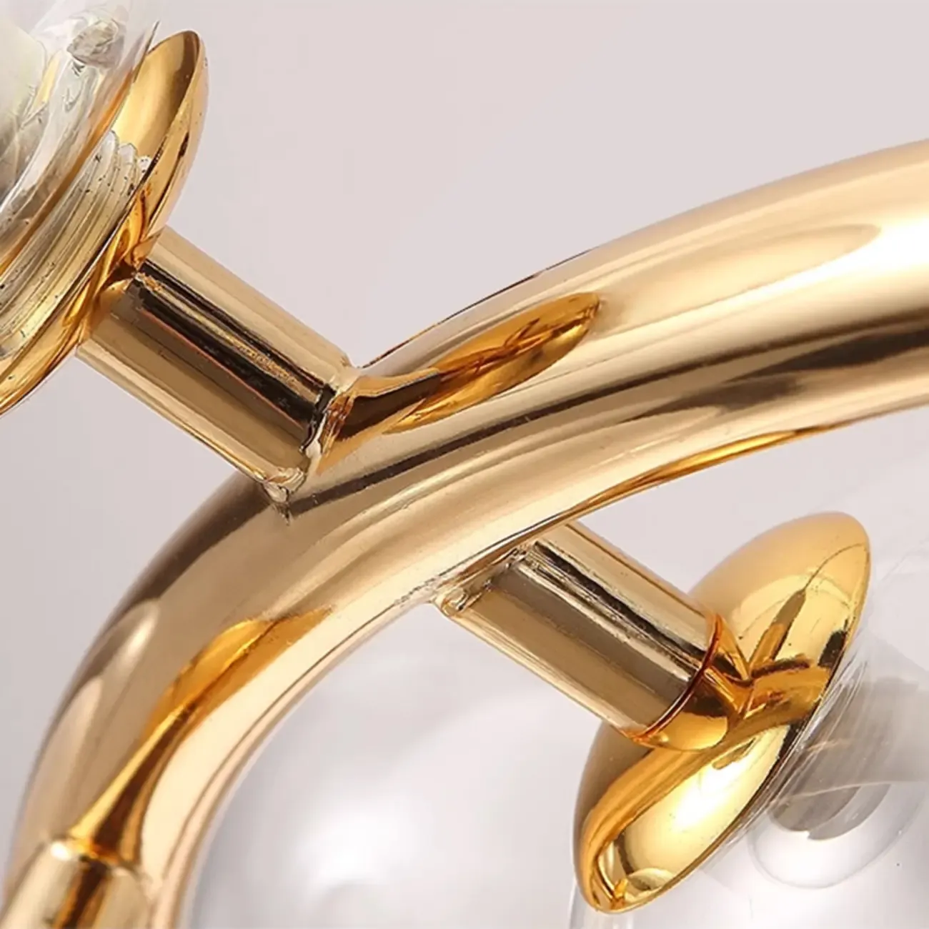 Modern Globe Gold Island Chandelier for Dining Area Image - 15