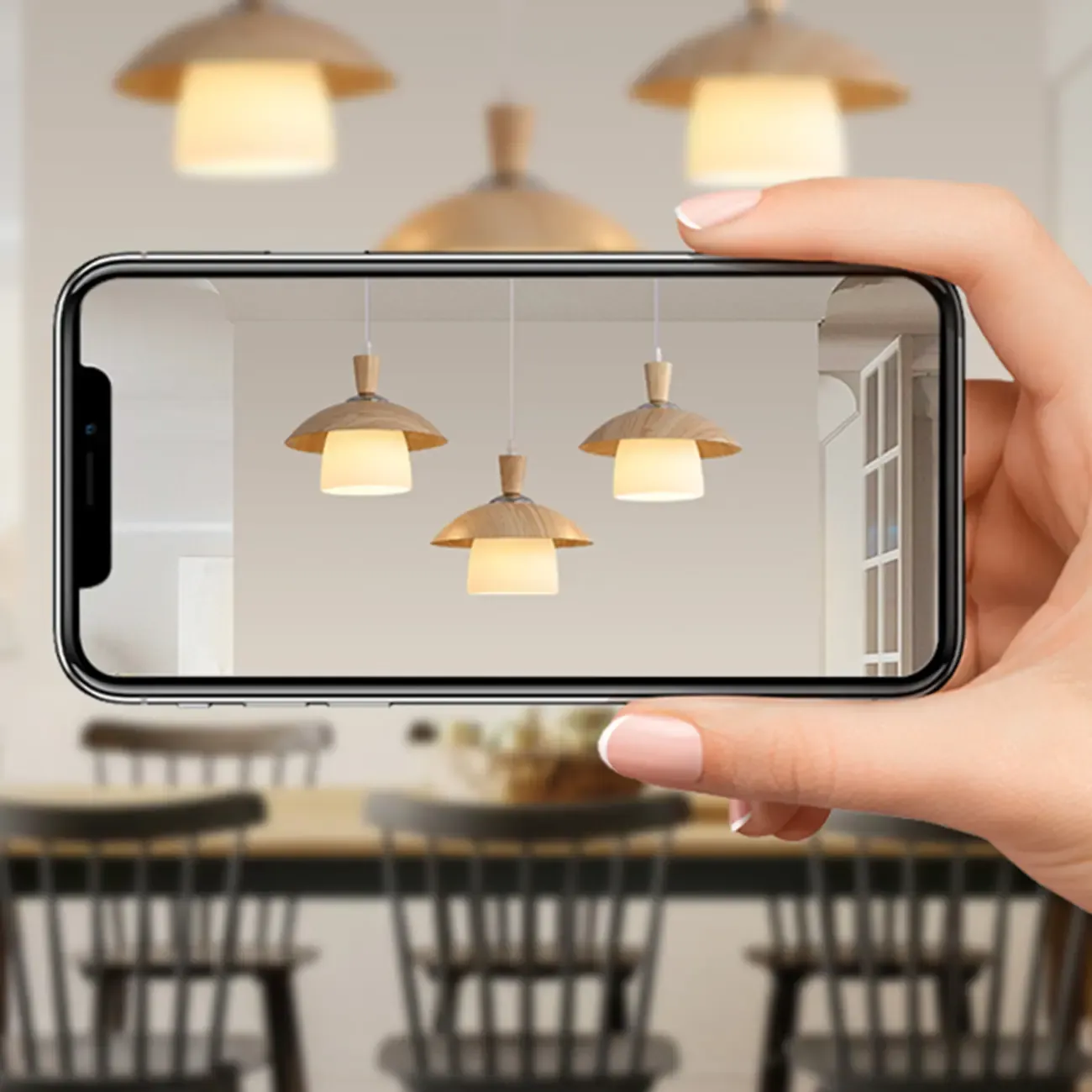 3-Light Modern Wood Pendant Lights for Kitchen Image - 12