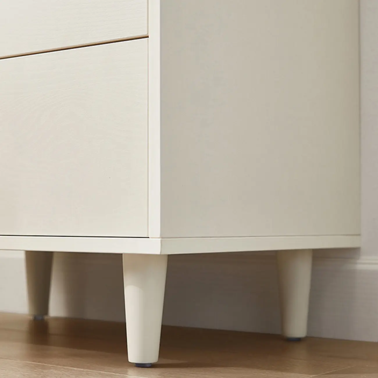 Durable White Wooden Dressers & Chests with Compact Storage Image - 8 | homeyfad