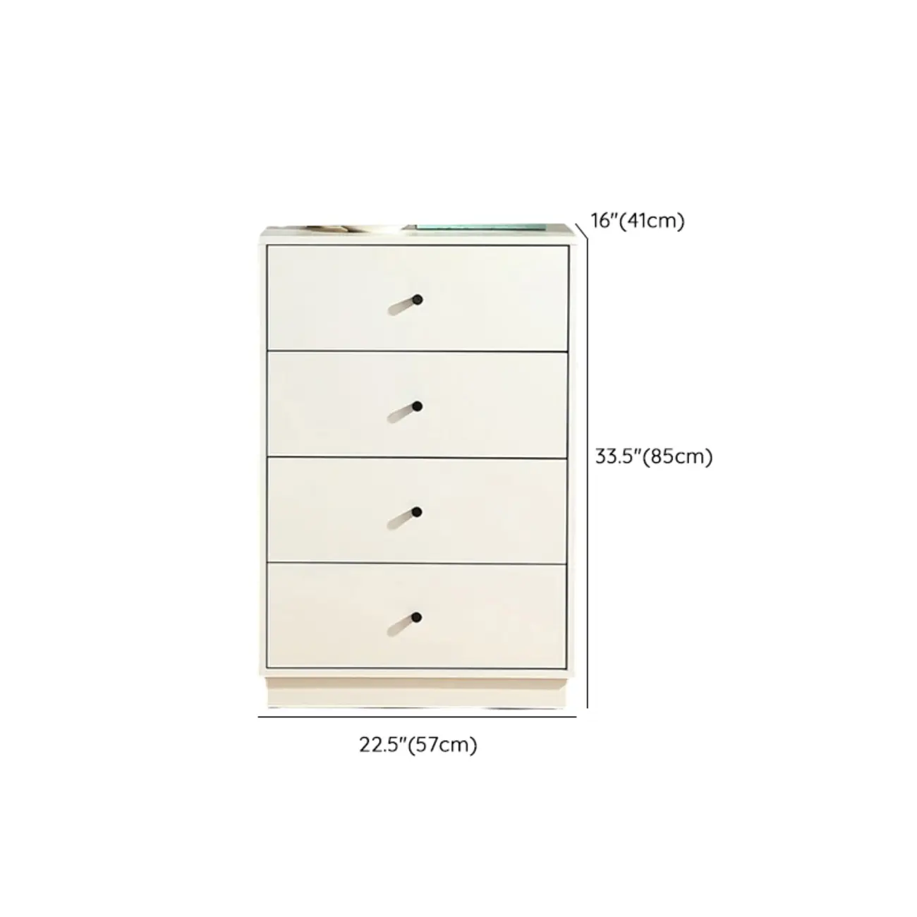 Durable White Wooden Dressers & Chests with Compact Storage Image - 13 | homeyfad