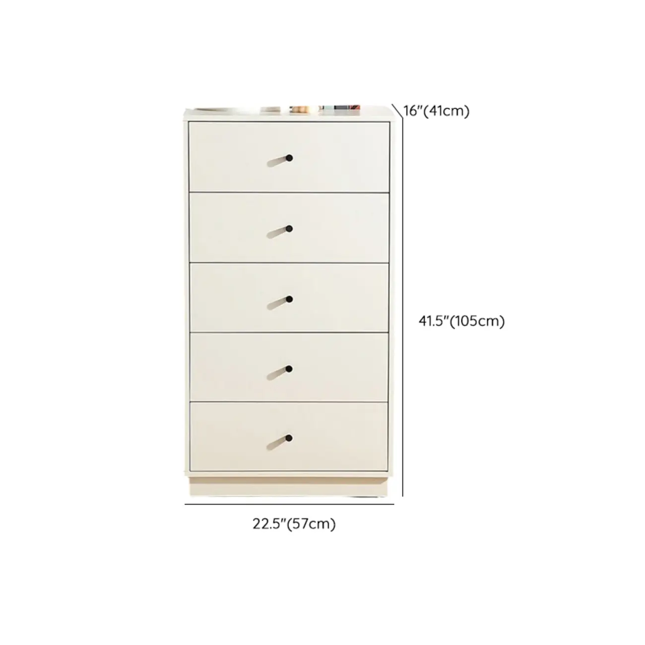 Durable White Wooden Dressers & Chests with Compact Storage Image - 14 | homeyfad