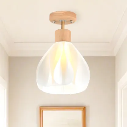 Natural Finish Coninal Ceiling Light for Indoor Spaces Image - 4