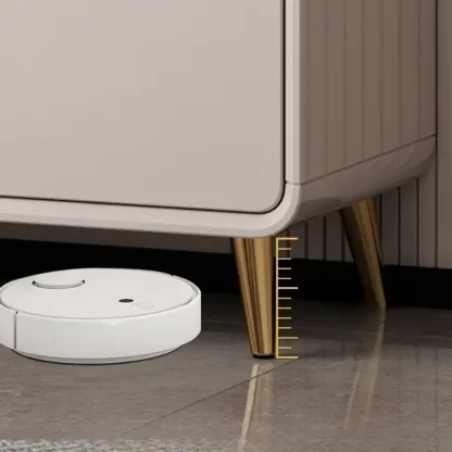 White Glam Bedroom Modern Wood Dresser with Legs Image - 14