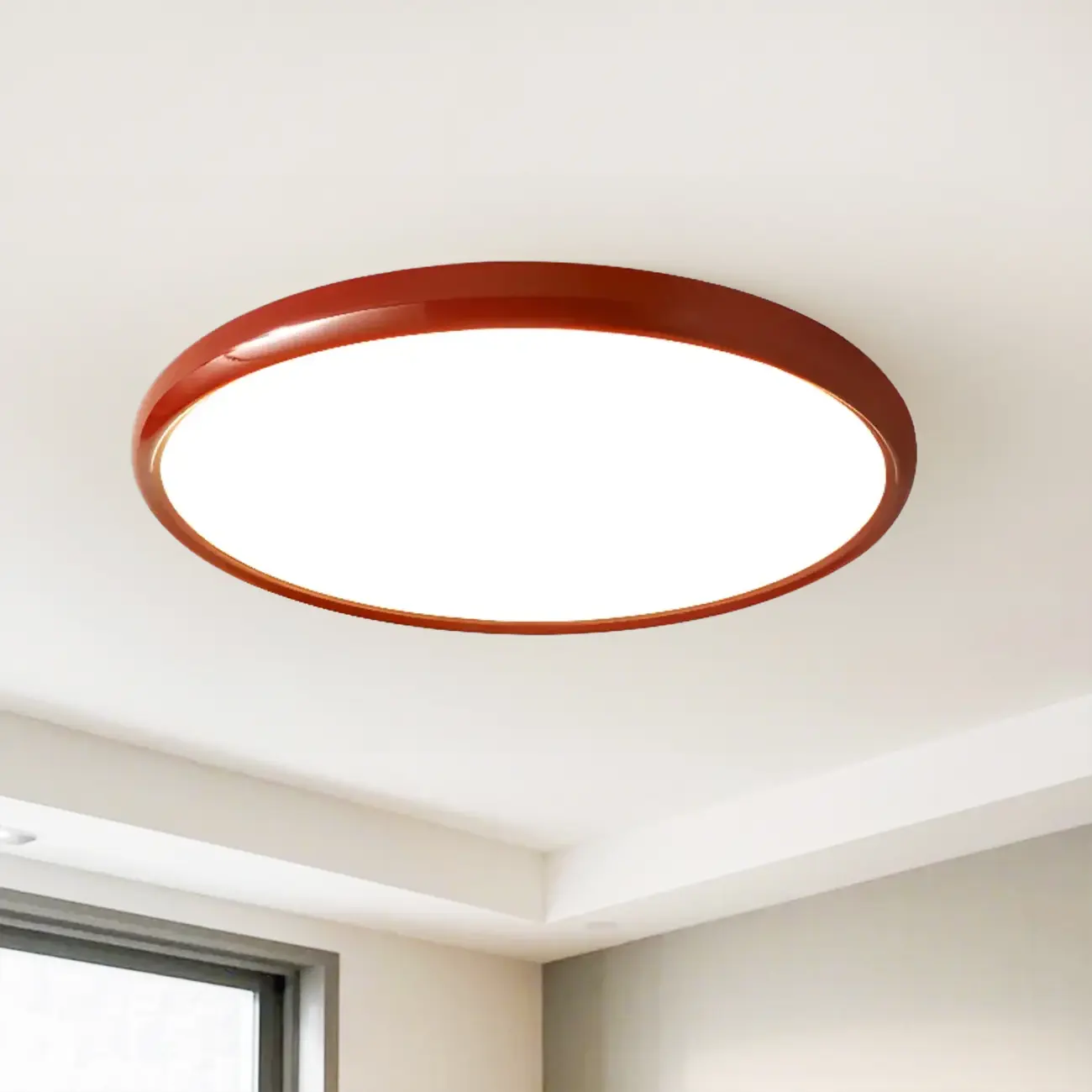 Dimmable Acrylic Round LED Ceiling Light for Residential Use Image - 7 | homeyfad