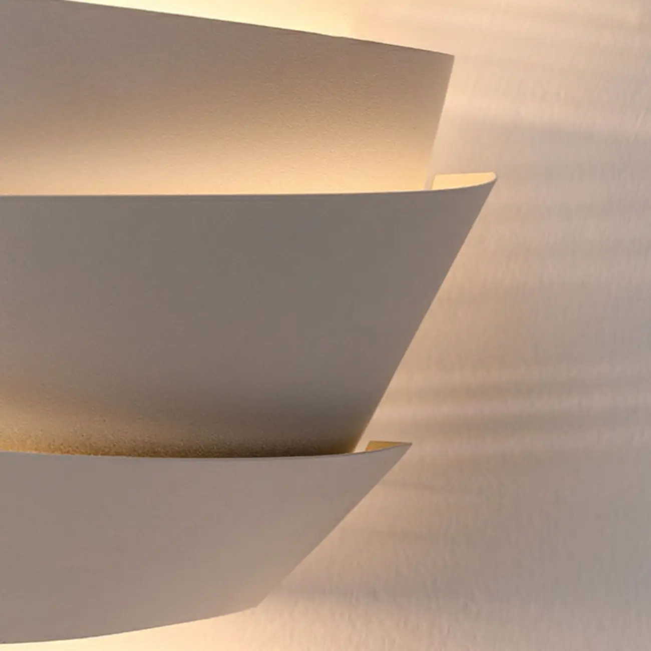 Modern White Iron Tiered Wall Light for Indoor Decor Image - 3 | homeyfad