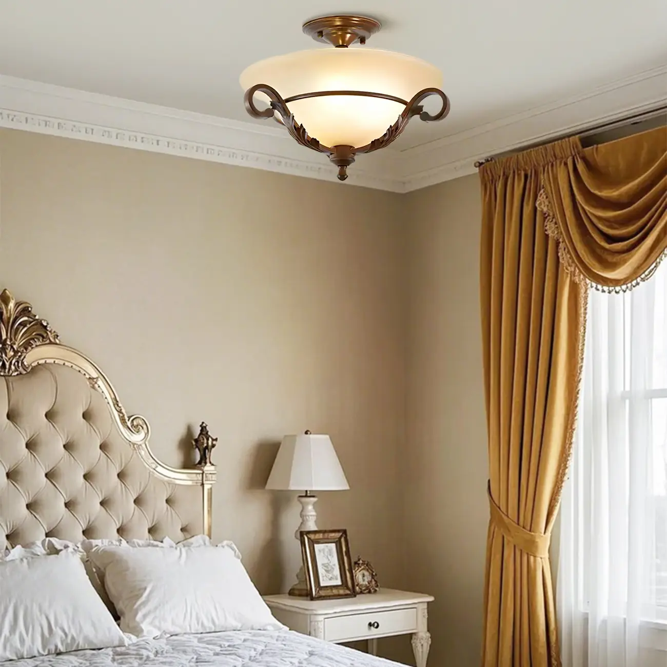 Contemporary 3-Light Ceiling Lamp for Living Room Decor Image - 4 | homeyfad