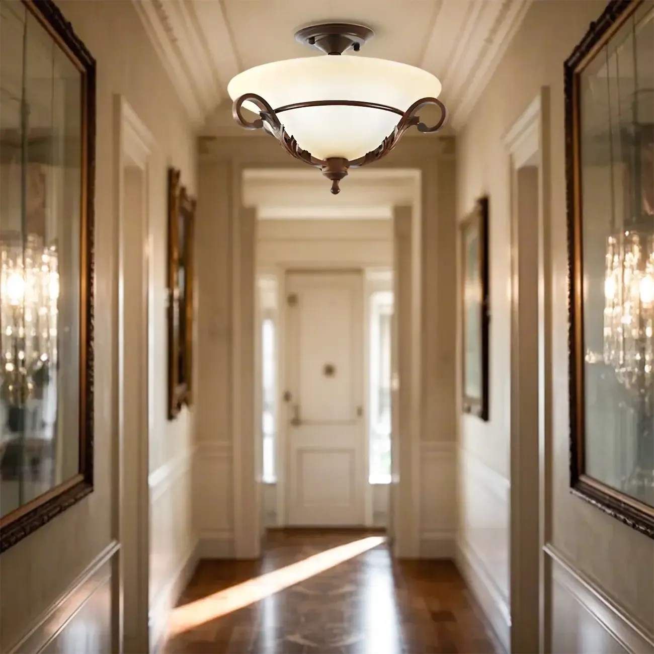 Contemporary 3-Light Ceiling Lamp for Living Room Decor Image - 11