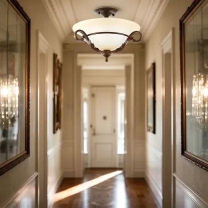 Contemporary 3-Light Ceiling Lamp for Living Room Decor Image - 11