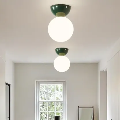 5 to 9 Inch Acrylic Globe Ceiling Light for Residential Use Image - 1