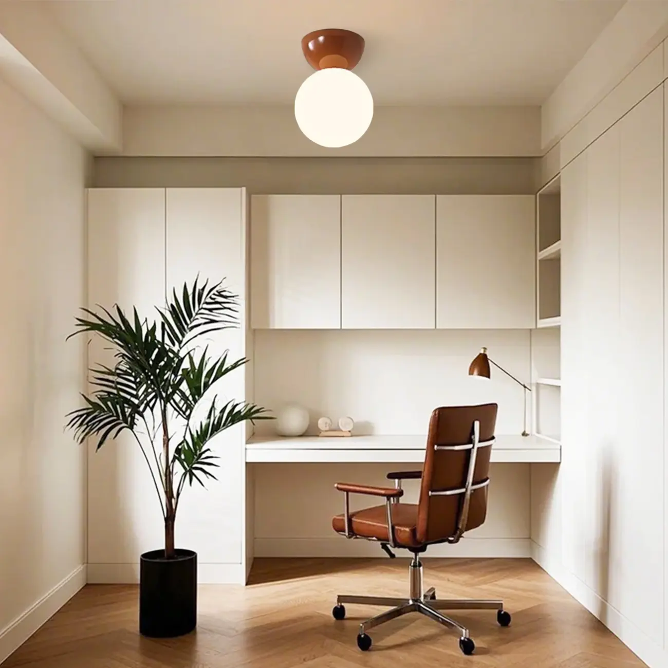 5 to 9 Inch Acrylic Globe Ceiling Light for Residential Use Image - 7 | homeyfad