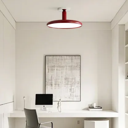 1" Dimmable LED Semi Flush Ceiling Light for Residential Use Image - 7