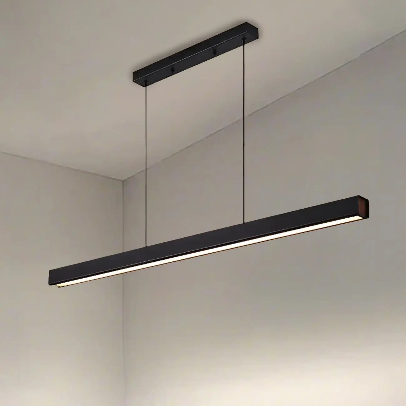 Modern Rectangular LED Island Pendant Light for Kitchen Image - 2 | homeyfad