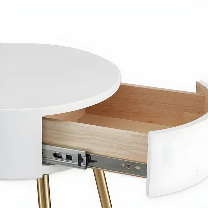 Adjustable Wooden Arc Floor Lamp with Geometric Shade Image - 9