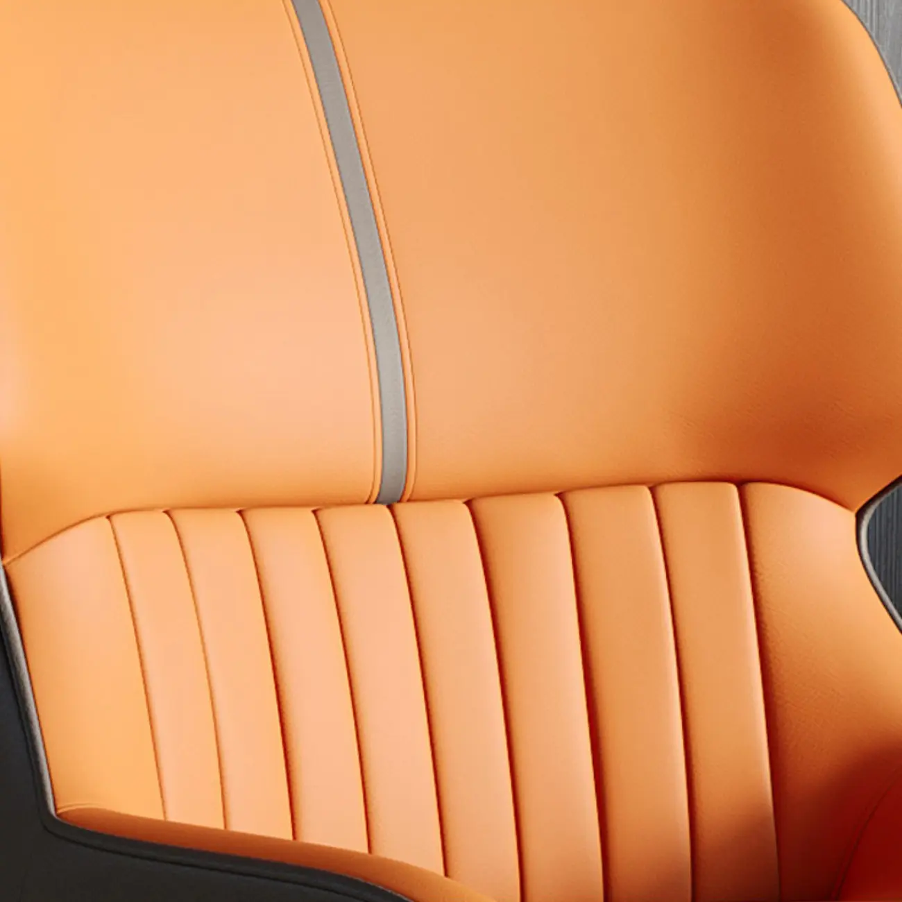 Leather Low Solid Back Armless Dining Side Chair Image - 8 | homeyfad