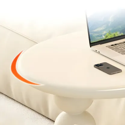 Scandinavian White Oak Storage Extendable Bar Tables Image - 8