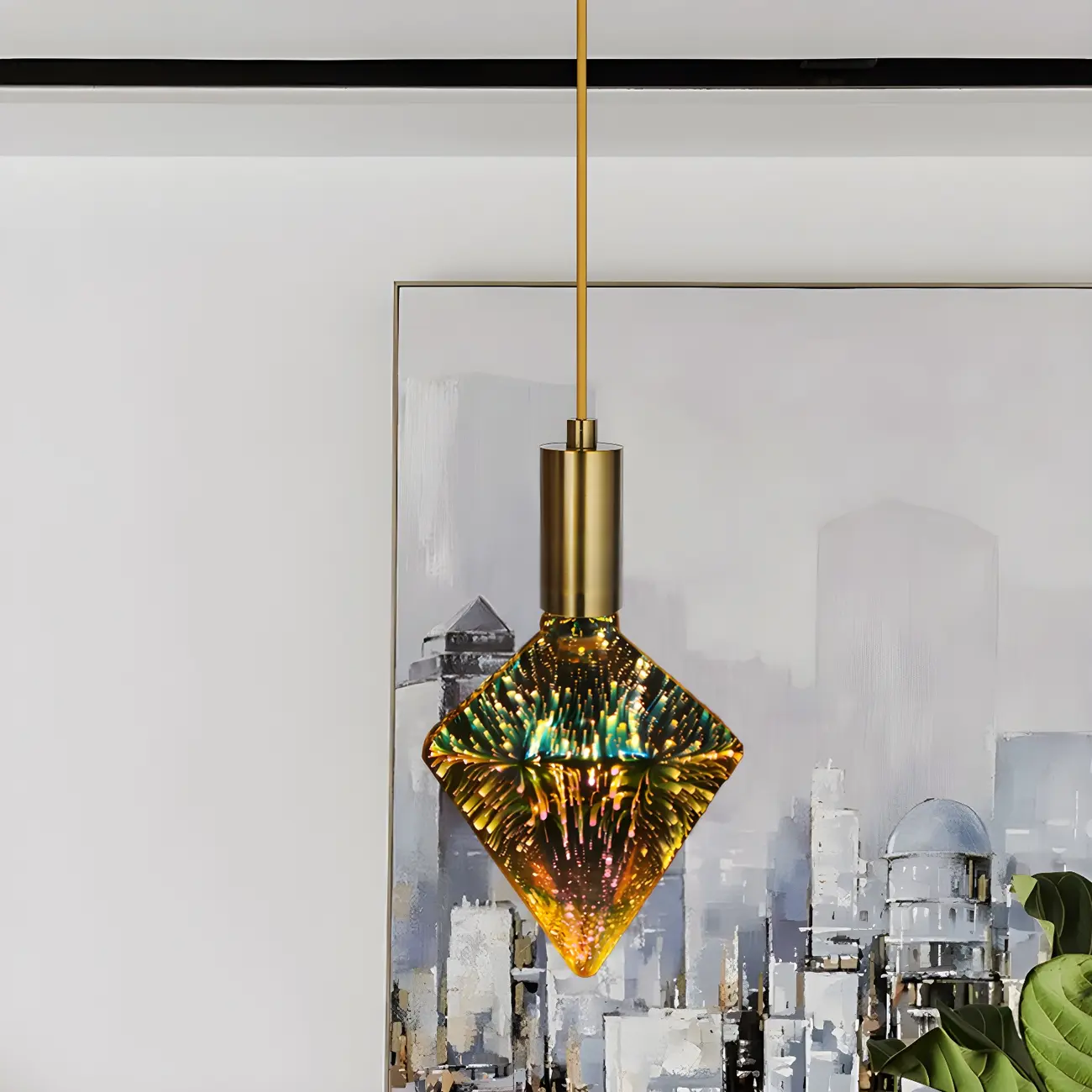 Diamond Shape 4W E27 LED Bulb Multi-Color for Decoration | homeyfad