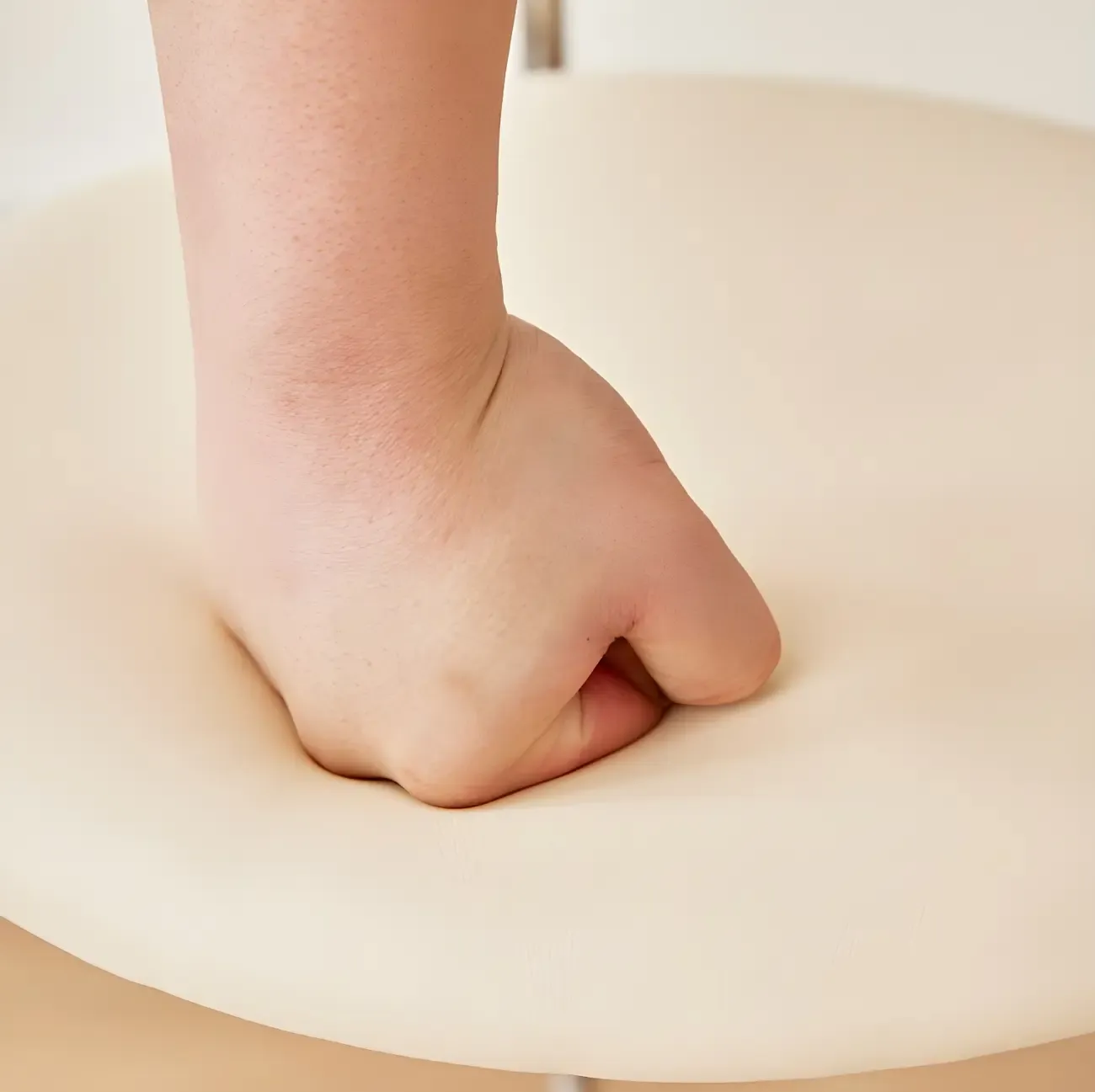 Modern Metal Comfort Cushion Durable High-Back Bar Stool Image - 7