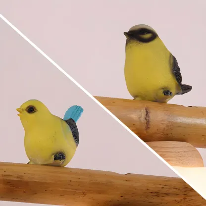 Adjustable Modern Bamboo Flower Island Pendant Light Image - 8