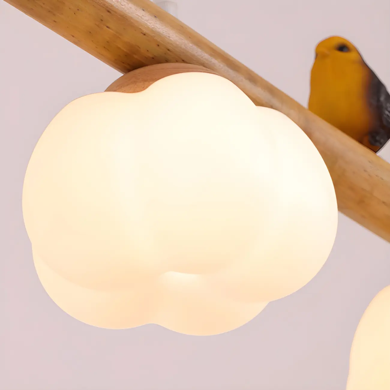 Adjustable Modern Bamboo Flower Island Pendant Light Image - 10 | homeyfad