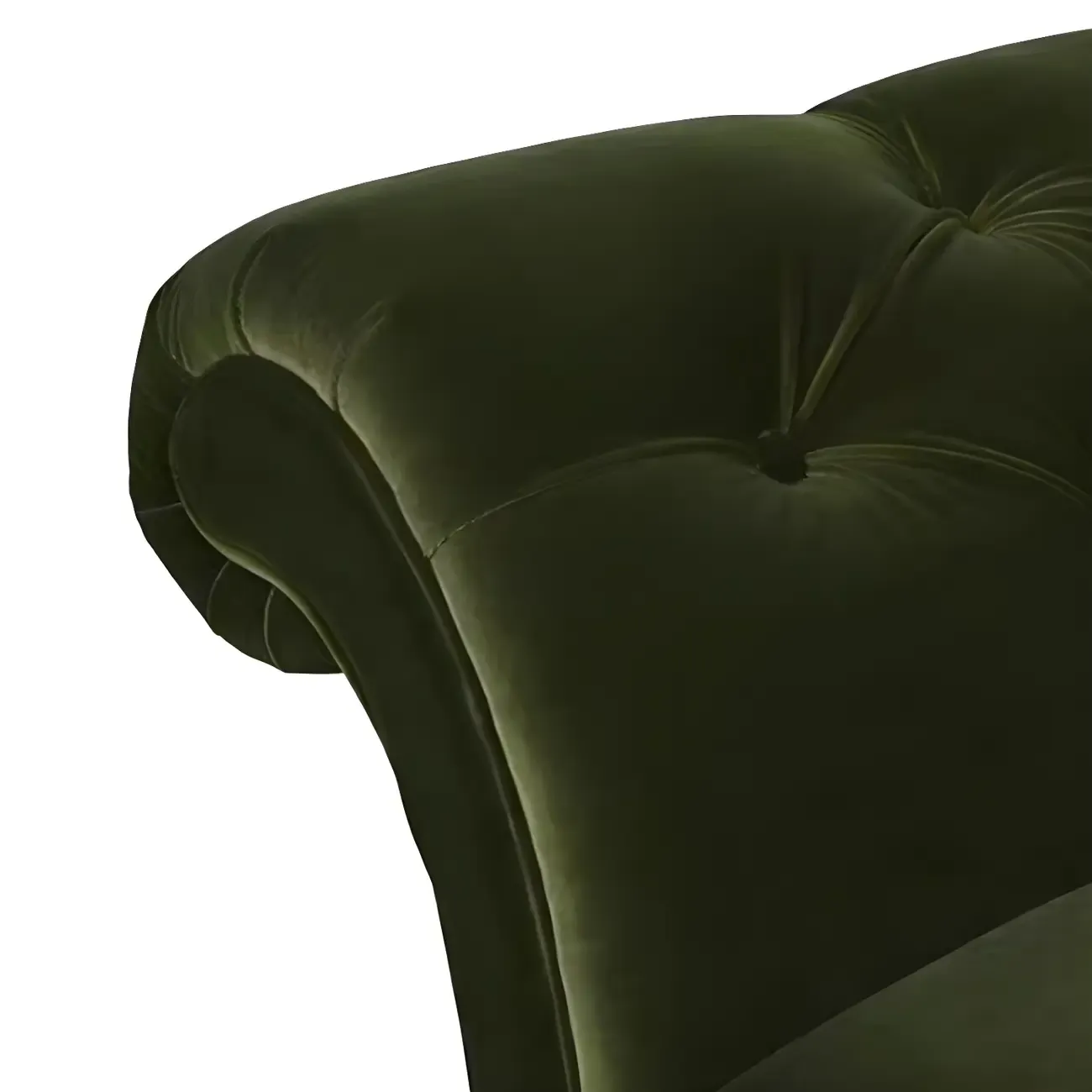 Traditional Solid Color Polyester Rolled Arm Chaise Lounge Image - 12