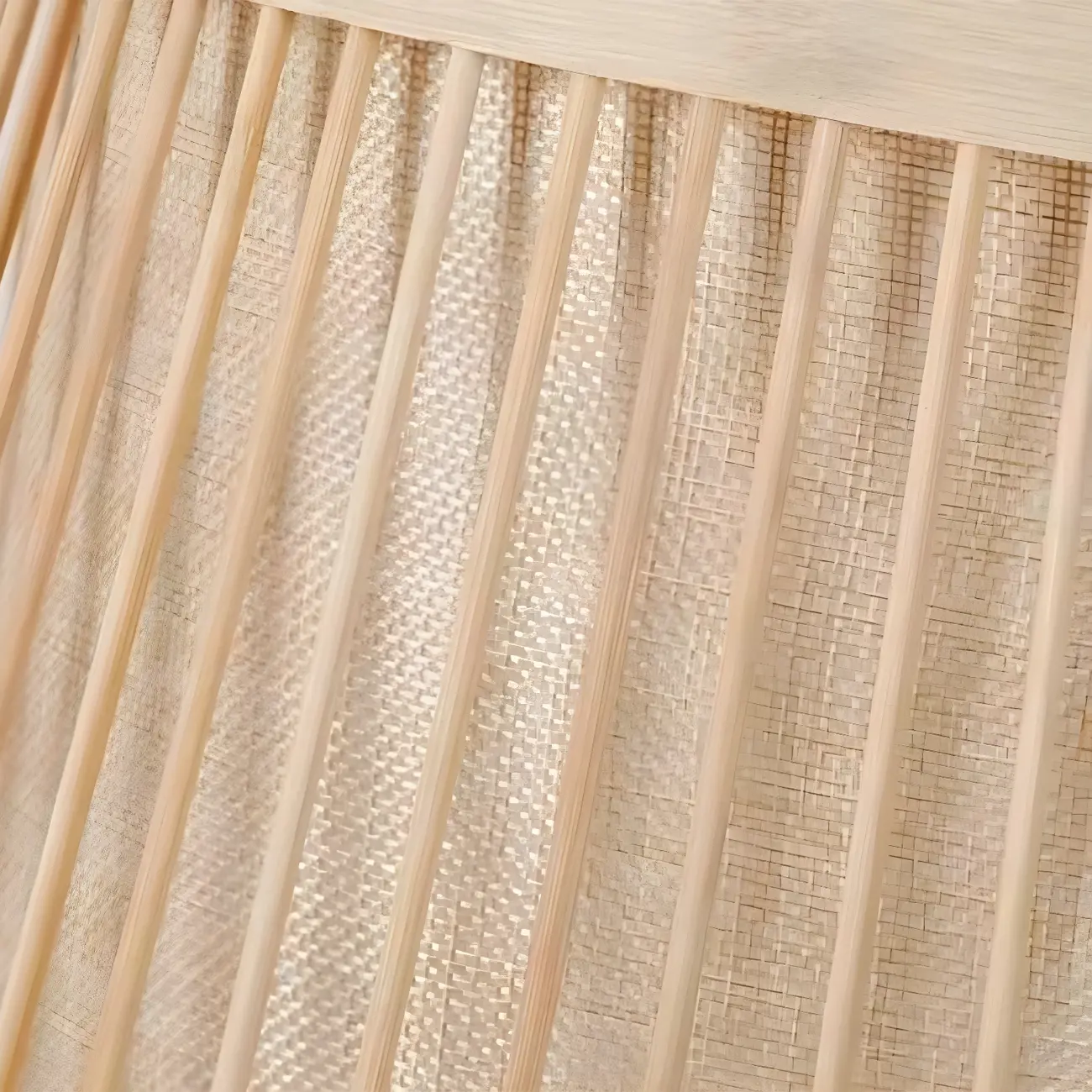 Rustic Bamboo Cover Oval Stand up Floor Lamp Shade for Living Room | homeyfad