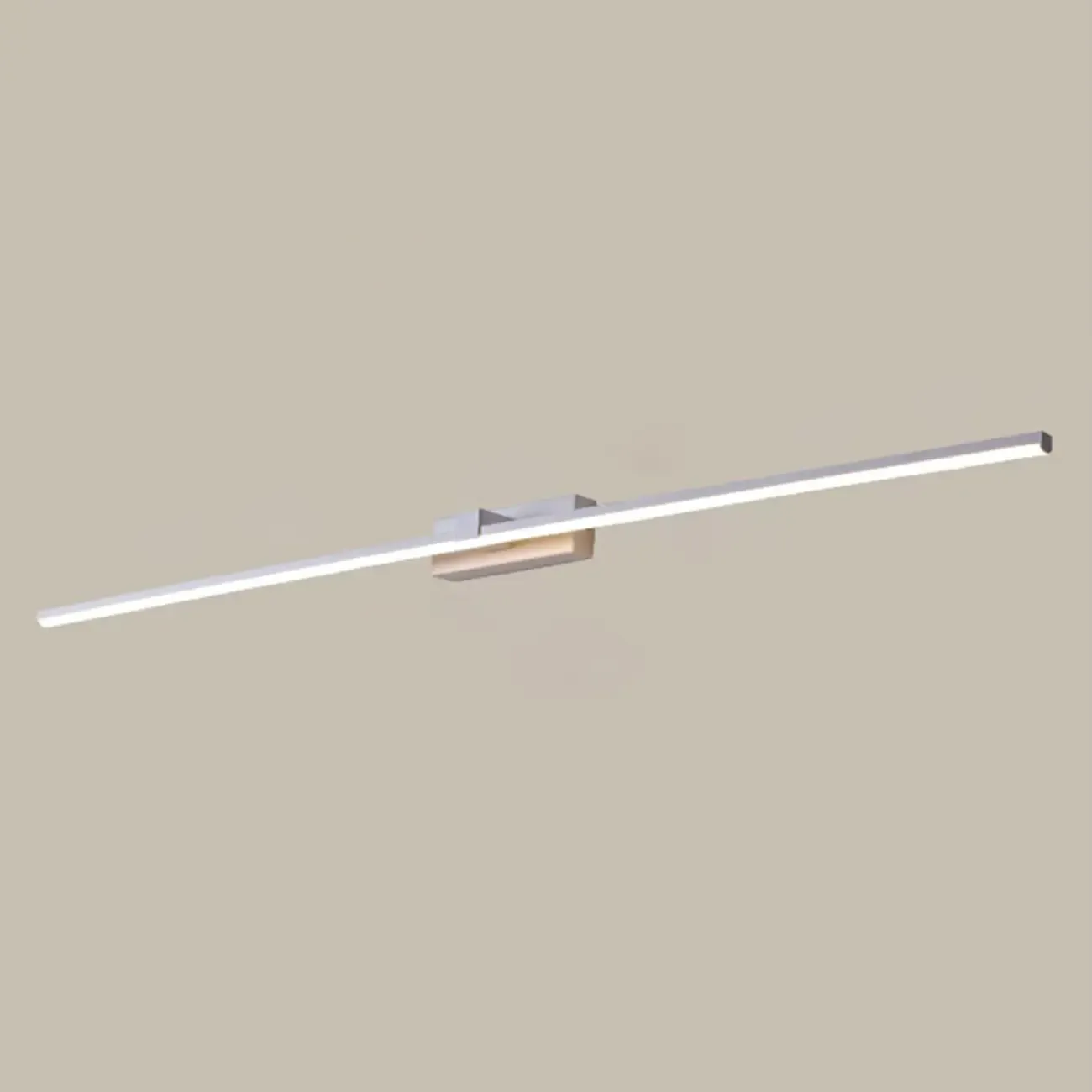Bathroom Long Linear Silica Gel Vanity Light Fixture Image - 12