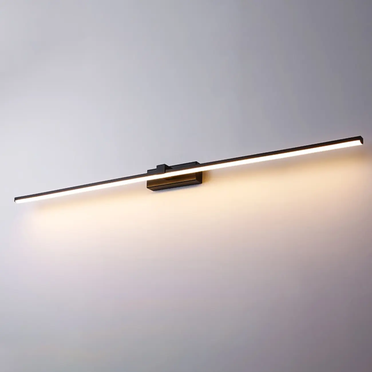 Bathroom Long Linear Silica Gel Vanity Light Fixture Image - 13 | homeyfad