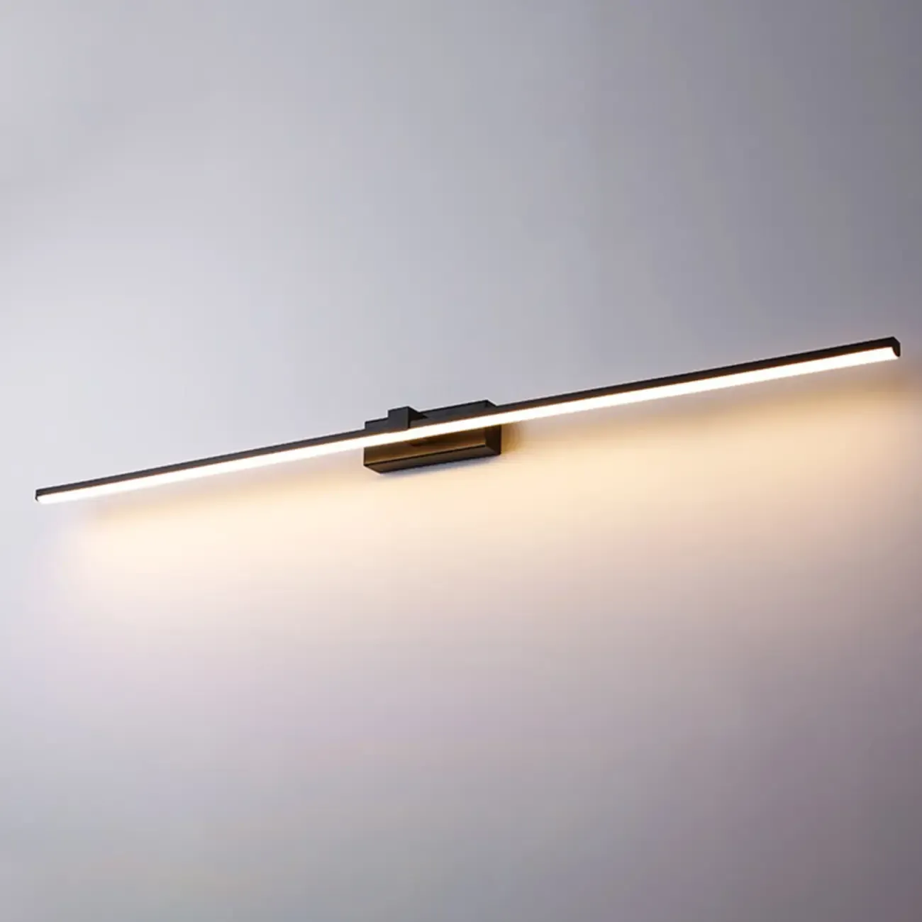 Bathroom Long Linear Silica Gel Vanity Light Fixture Image - 13