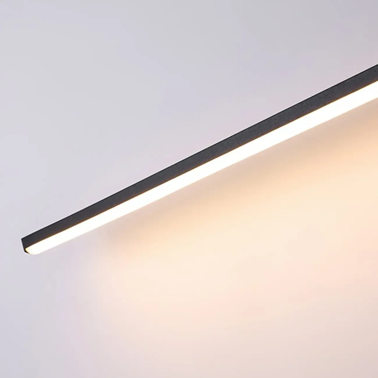 Bathroom Long Linear Silica Gel Vanity Light Fixture Image - 5