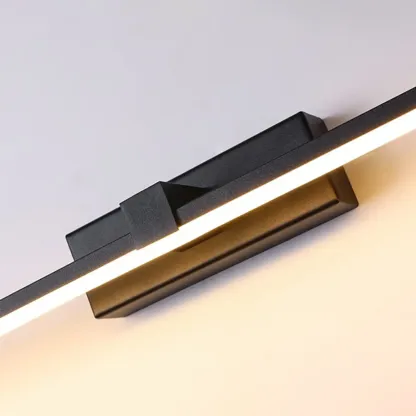 Bathroom Long Linear Silica Gel Vanity Light Fixture Image - 6