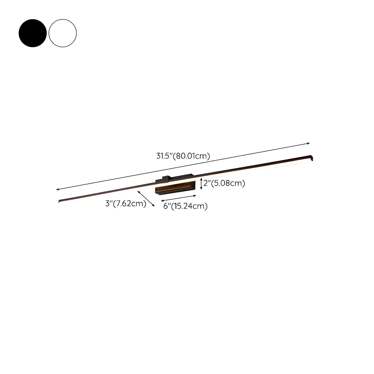 Bathroom Long Linear Silica Gel Vanity Light Fixture Image - 17 | homeyfad