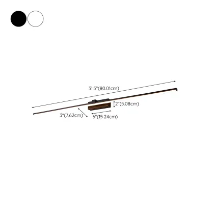 Bathroom Long Linear Silica Gel Vanity Light Fixture Image - 17