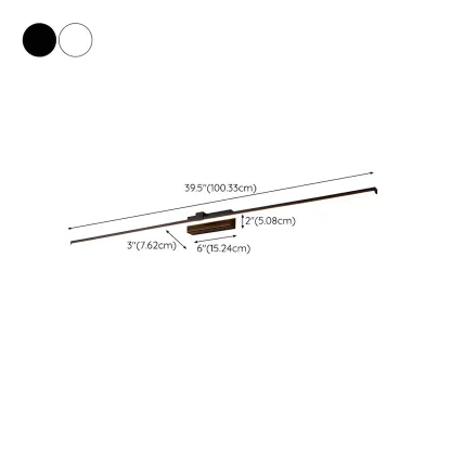 Bathroom Long Linear Silica Gel Vanity Light Fixture Image - 18