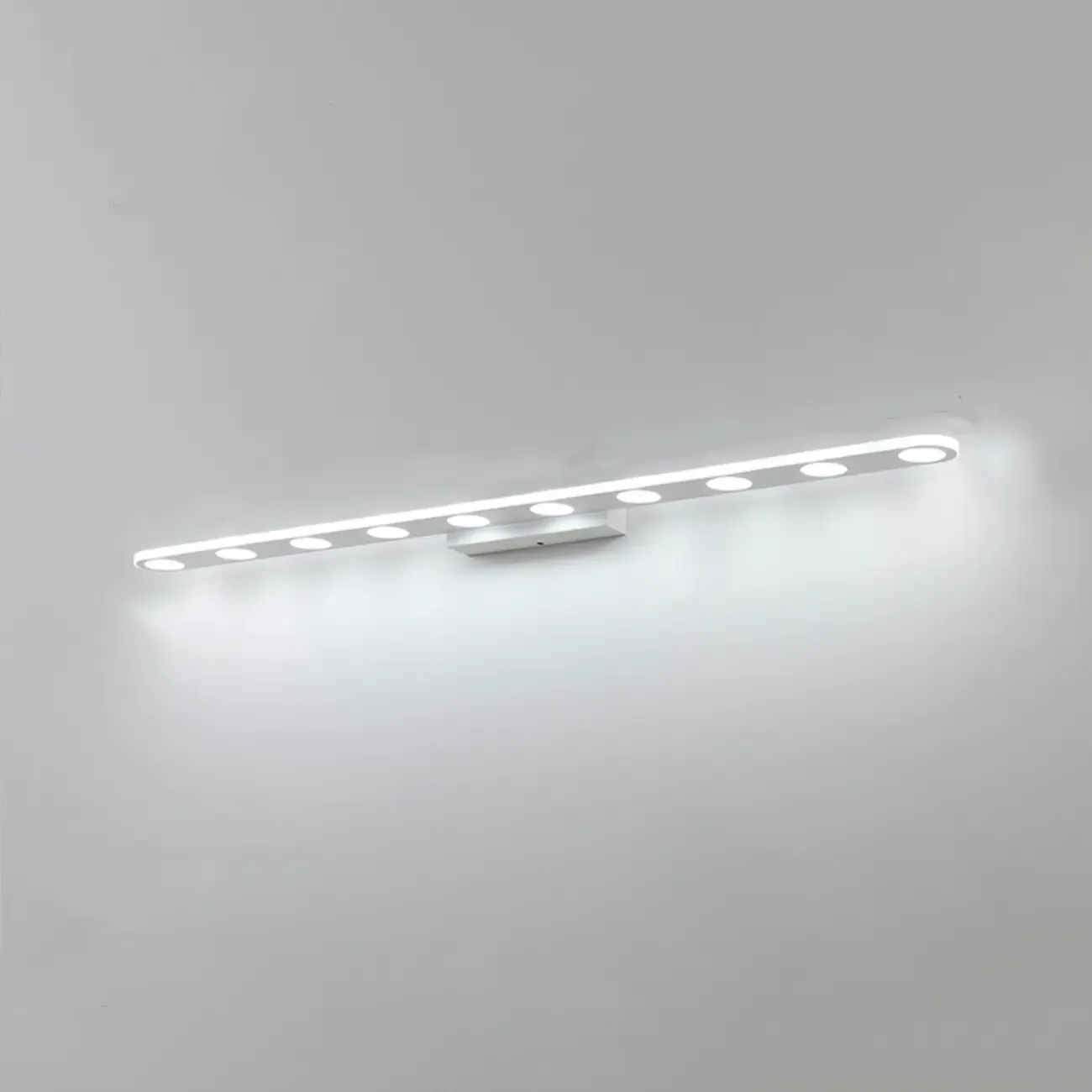 Durable Metal LED Bar Vanity Light with Acrylic Shade for Bathroom Image - 7