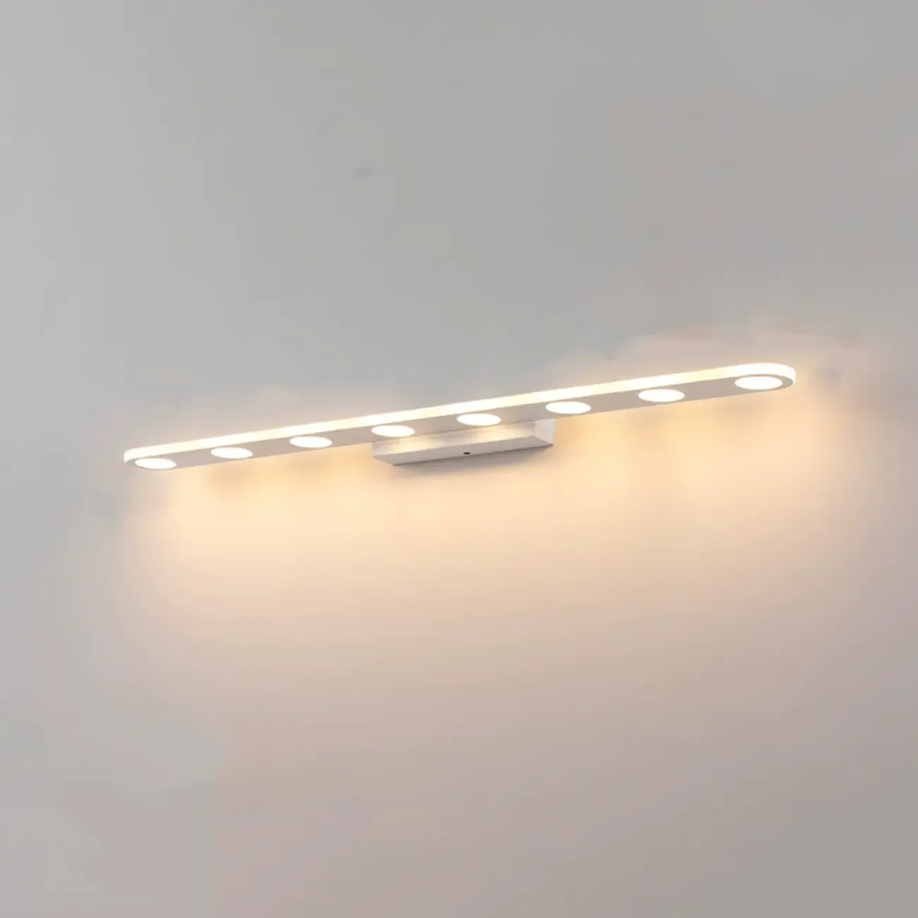 Durable Metal LED Bar Vanity Light with Acrylic Shade for Bathroom Image - 10