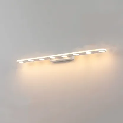 Durable Metal LED Bar Vanity Light with Acrylic Shade for Bathroom Image - 10