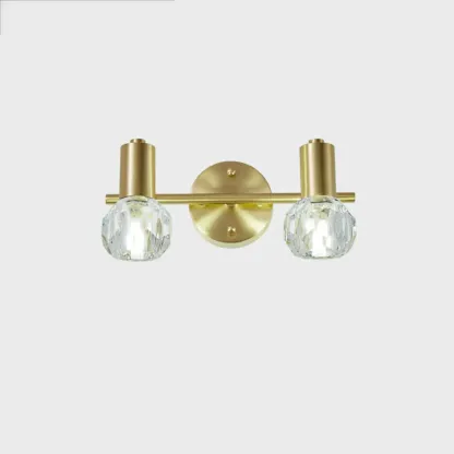 Gold Crystal Modern Vanity Light for Bathroom Decor Image - 4