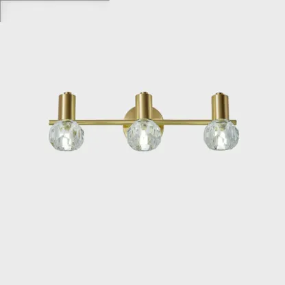 Gold Crystal Modern Vanity Light for Bathroom Decor Image - 5