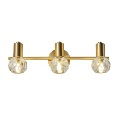 Gold Crystal Modern Vanity Light for Bathroom Decor Image - 7