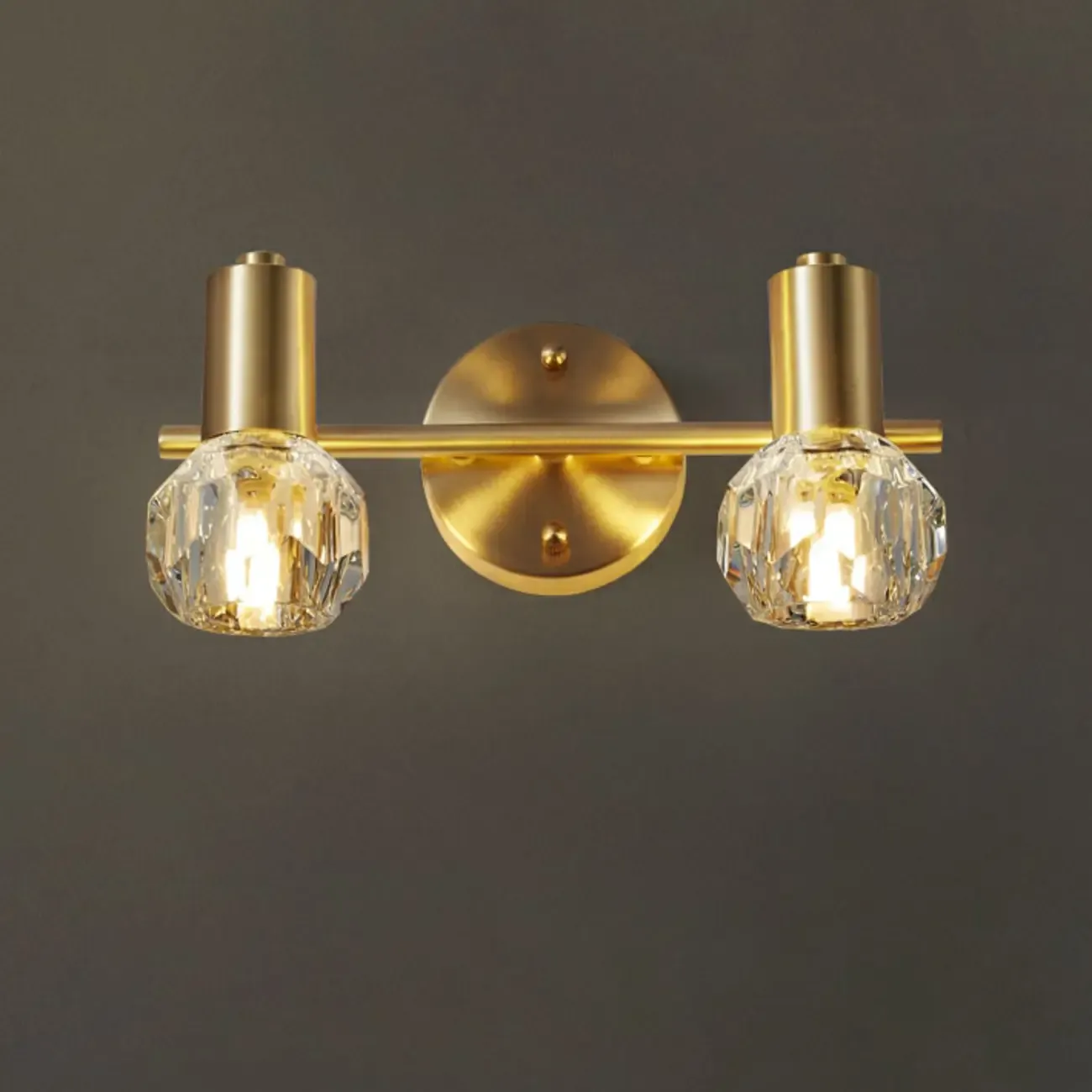Gold Crystal Modern Vanity Light for Bathroom Decor Image - 8