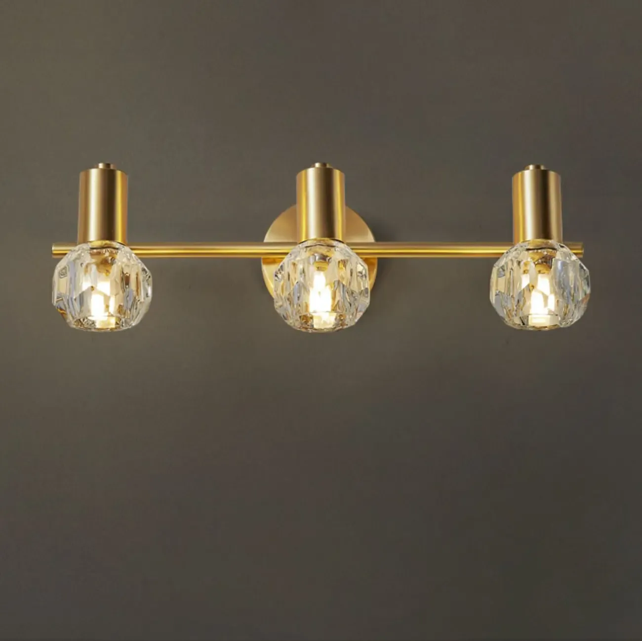 Gold Crystal Modern Vanity Light for Bathroom Decor Image - 10