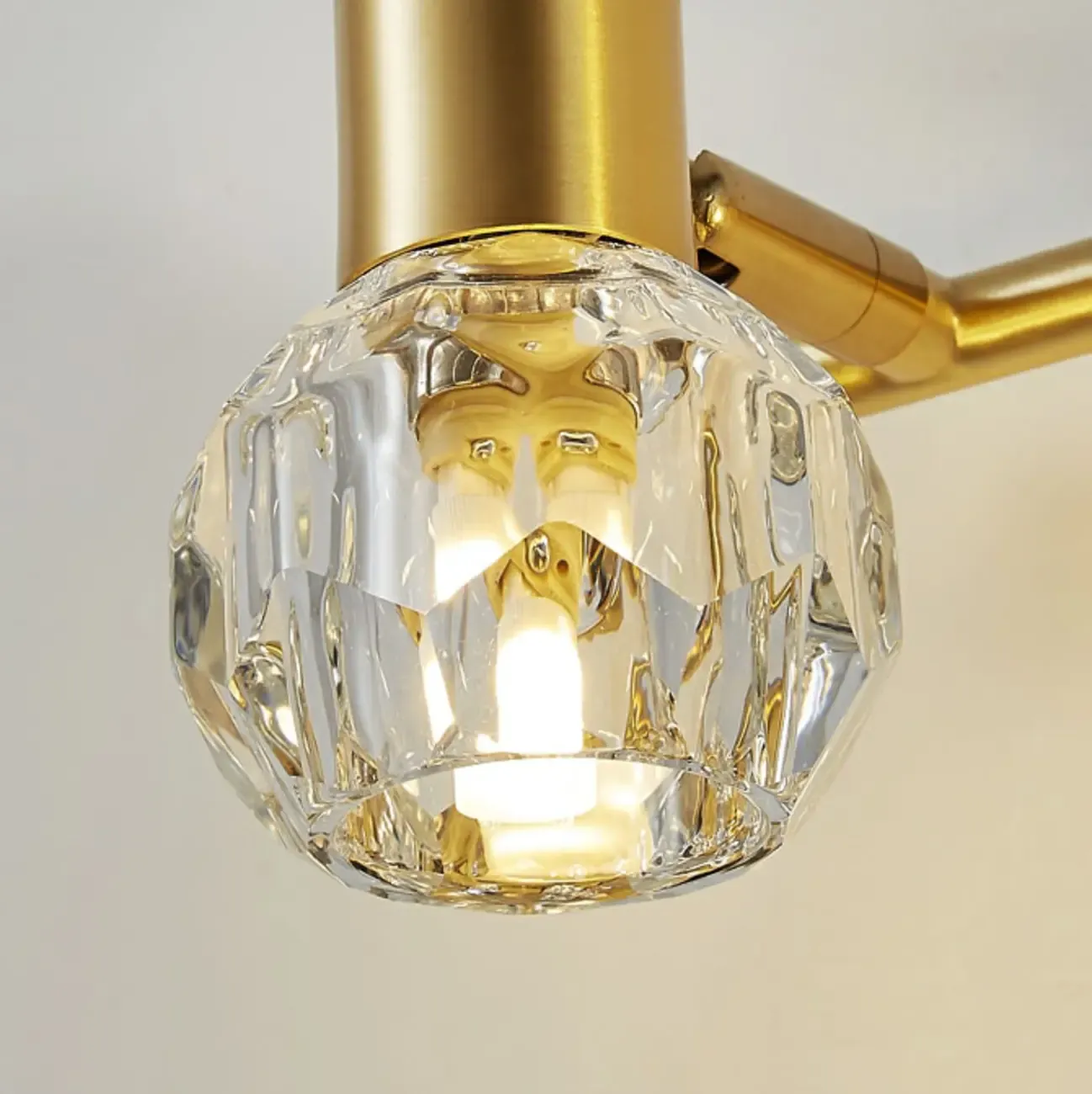 Gold Crystal Modern Vanity Light for Bathroom Decor Image - 13