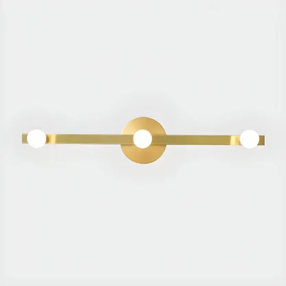 Elegant Metal Vanity Light with Geometric Shape for Bathroom Image - 11