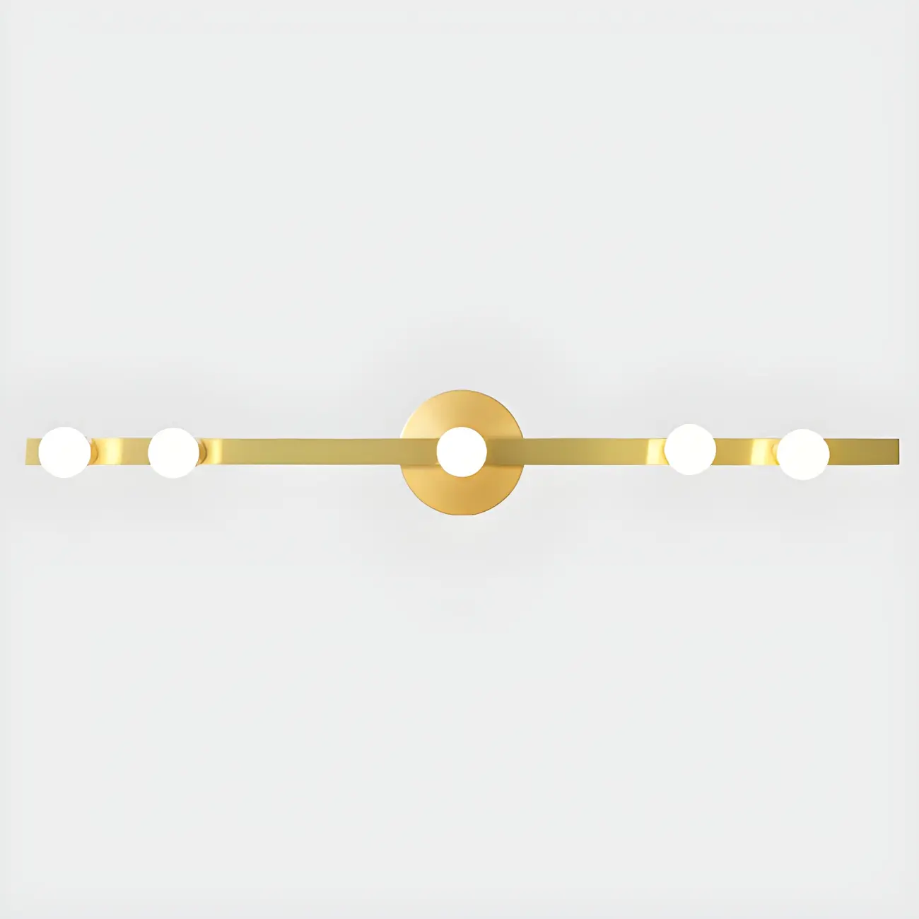 Elegant Metal Vanity Light with Geometric Shape for Bathroom Image - 12 | homeyfad