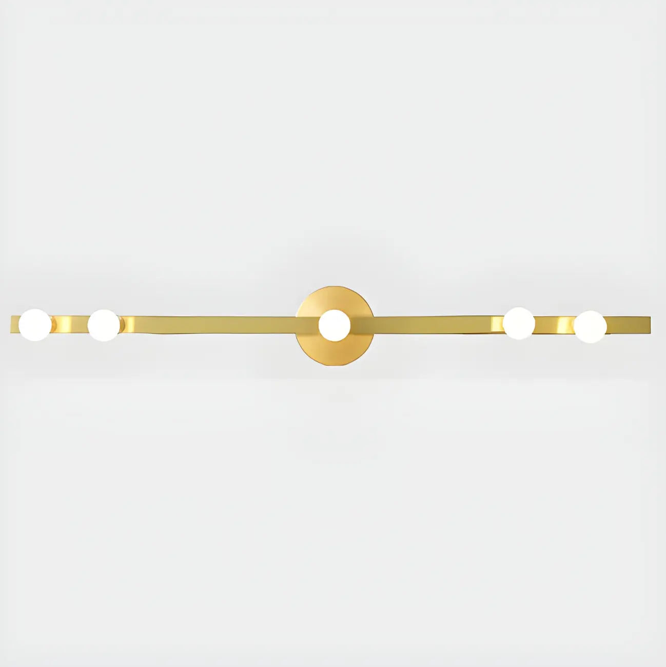 Elegant Metal Vanity Light with Geometric Shape for Bathroom Image - 13 | homeyfad