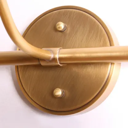 Vintage Globe Vanity Light with Copper Shade for Bathroom Image - 13