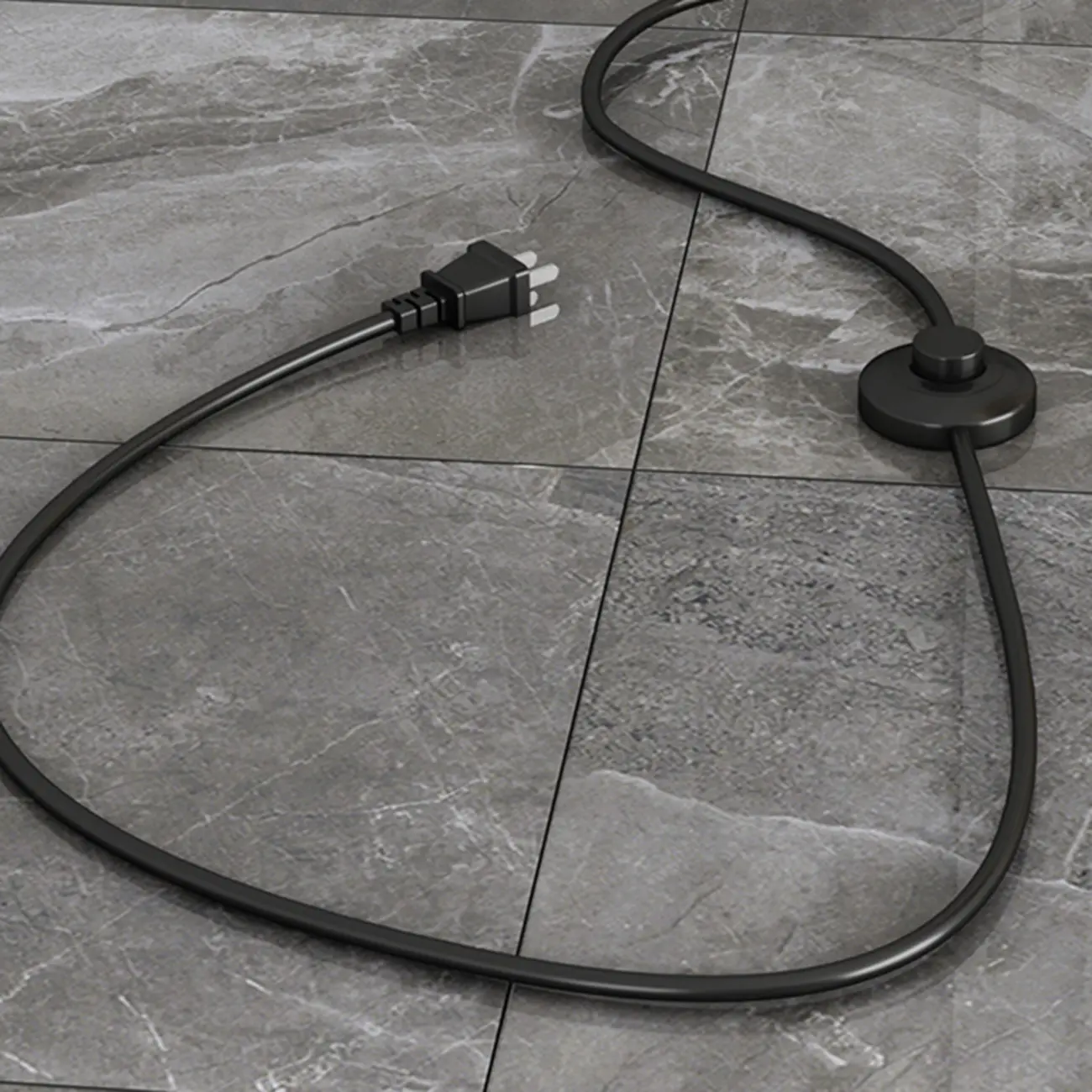 Modern Adjustable Height Metal Arc Floor Lamp with Storage Shelf Image - 11 | homeyfad